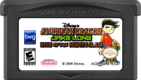 American Dragon Jake Long Rise of the Huntsclan GameBoy Advance US box art